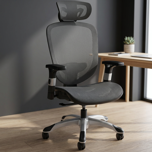 High Quality Modern Executive Luxury <b>Office</b> <b>Chair</b> Ergonomic Full-Mesh Adjustable Footrest <b>Black</b> CEO <b>Chair</b> for Home <b>Office</b> Gym - Product Image 3