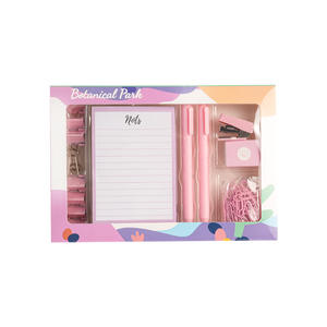 Set de Papelería Rosa de Pascua de 6 Piezas, Útiles Escolares Lindos para Niñas, Grapadora, Lápices, Libretas, Regalos para el Aula, Recompensas - Product Image 2