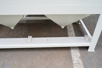 Cabine de sablage à aspiration double poste, grande chambre pour deux opérateurs, pour pièces surdimensionnées, décapage de rouille et ébavurage