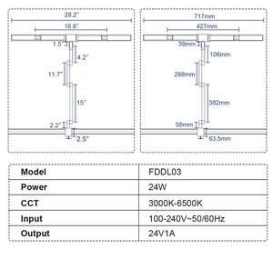 OEM Kundenspezifische 6000 K <span class=keywords><strong>LED</strong></span>-Nähmaschinenlampe mit 5 Einstellbaren Helligkeitsstufen, Smarte Büro-Maniküre-Tischlampe für Nageltische - Product Image 6