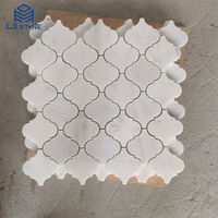 Dosseret de cuisine moderne marbre vert indien poli beige aiguisé carrelage mural mosaïque de pierre fournisseur de confiance conception graphique