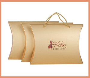 Papel de compromiso personalizado, regalo de vacaciones de oro, zapatos, caja de embalaje de ropa, peluca de pelo plegable, caja de almohada - Product Image 6