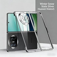 Coque de téléphone portable pliable en TPU+PC avec motif animal, protection intégrale 360° et support intégré