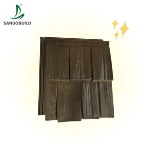 Chinese Architectural Bark <strong>Shingles</strong> Ancient Building Materials Wood Grain Shake High Polymer <strong>Roof</strong> Tiles - Product Image 2