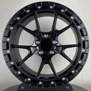 Jantes en alliage Beadlock personnalisées forgées adaptées à BMW M3 M4 M5 M8 X3M X5M Mustang GT Jaguar XE AUDI RS7 <span class=keywords><strong>RS</strong></span> Q8 Mercedes GT 63 S - Product Image 2