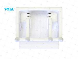 Château gonflable de luxe blanc pour enfants, aire de jeux intérieure commerciale, salle de jeux à thème pour anniversaires, avec toboggan - Product Image 5