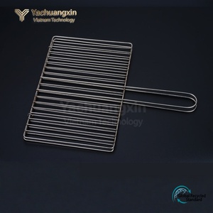 Grille de barbecue en acier inoxydable avec poignée pour la cuisson en plein air et les barbecues de camping - Product Image 3