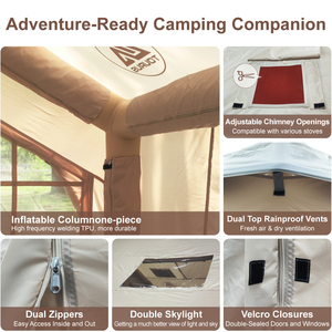 Grandes tentes de camping Tourus pour l'extérieur, en vente - Product Image 3