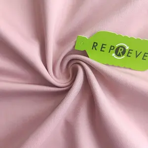 Yogawear tozluk için RPET geri dönüşümlü pet Polyester örme kuru Fit spor interlok örgü