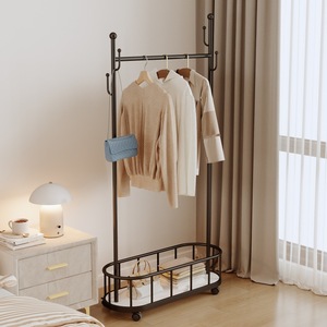 <span class=keywords><strong>Perchero</strong></span> de pie de diseño moderno para abrigos, sombreros y chaquetas con ganchos para ropa - Product Image 1