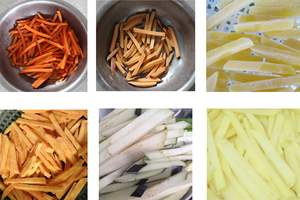 Línea de Producción de Papas Fritas en Forma de Dedo, Planta de Fabricación de Papas Frescas, Freidora Automática de Acero Inoxidable - Product Image 6