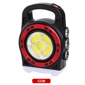 Solar-powered portable flashlight, USB rechargeable, COB waterproof, suitable for tents, LED camping, and searchlights. - Product Image 4