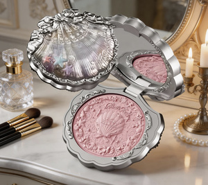 Poudre de blush à la nacre <span class=keywords><strong>Flower</strong></span> <span class=keywords><strong>Knows</strong></span>, formule minérale imperméable, fini naturel, 5 g, cosmétiques pour usage quotidien - Product Image 1