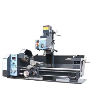 Torno de Banco Manual de Precisión, Torno de Metal Combinado con Fresadora, Torno de Banco Manual Versátil para Trabajar Metales - Product Image 1