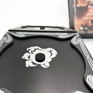 OEM tùy chỉnh duy nhất CD trường hợp lưu trữ chủ Organizer xách tay bảo vệ DVD cứng nhắc hộp từ các tông giấy đĩa cứng hộp - Product Image 5