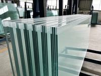 Panneaux de verre ultra-transparents pour façades architecturales, cloisons intérieures et construction moderne