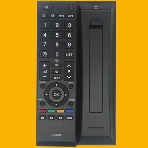 Télécommande Crystal Pearl Tianhong CT-90336, version anglaise, pour téléviseur Toshiba, code fixe, transmission d'environ 10 m - Product Image 1