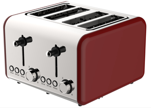 Ensemble <span class=keywords><strong>bouilloire</strong></span> électrique en acier inoxydable <span class=keywords><strong>rouge</strong></span> de 1,7 L <span class=keywords><strong>et</strong></span> <span class=keywords><strong>grille</strong></span>-<span class=keywords><strong>pain</strong></span> à 4 tranches pour la maison <span class=keywords><strong>et</strong></span> le bureau - Product Image 3