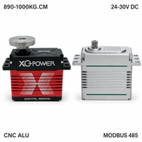 Moteurs servo 1000 kg à vendre XQ-POWER XQ-S9750D 30V Servo numérique sans balais Engrenage en acier inoxydable Boîtier en aluminium CNC RS485