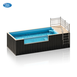 <span class=keywords><strong>Piscine</strong></span> portable de luxe <span class=keywords><strong>avec</strong></span> système de filtration complet pour installation hors sol à domicile - Product Image 1