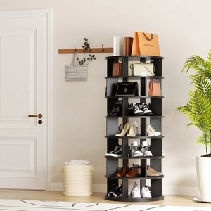 <span class=keywords><strong>Scarpiera</strong></span> a 7 Ripiani all'Ingrosso, Torre Rotante <span class=keywords><strong>Rosa</strong></span> per Scarpe, Espositore per Articoli - Product Image 4
