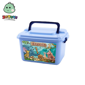Zhiqu Toys – Lot de 58 figurines d'animaux et dinosaures en plastique, modèle statique pour <span class=keywords><strong>maison</strong></span> de jeu, échelle 1/12, emballage d'origine, pour enfants de 3 à 6 ans - Product Image 4