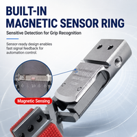 Pince pneumatique MINI-NC à expansion interne et externe avec capteur, mâchoire large pour l'automatisation des robots de moulage par injection