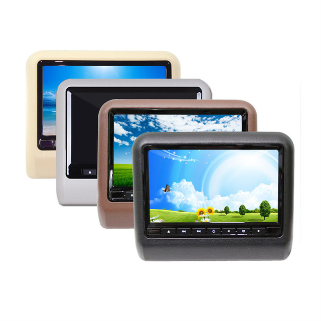 9 Inch External Car Headrest DVD Player Bulit-in 32 Bit Wireless Game Function Music Dazzling Easy to Stall