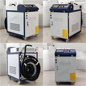 Laser à <span class=keywords><strong>fibre</strong></span> 3 en 1 1500W 2000W nettoyeur de soudeuse Cutter Machine de soudage au laser portable pour le métal - Product Image 1