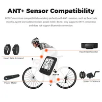 Komputer Sepeda Pintar dengan Baterai Tahan Lama, GPS Speedometer/Odometer Tahan Air, Sensor Sepeda Gunung/Jalan untuk Bersepeda Nirkabel