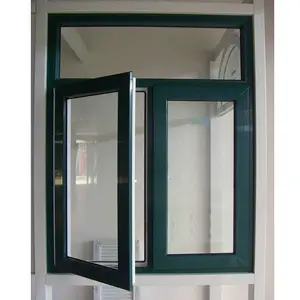 Белый ПВХ наружная реклама ПВХ панель створки открытия французскими окнами с современным дизайном, для строительства
