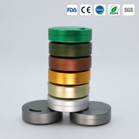 Conteneur à snus personnalisé en acier inoxydable et aluminium usiné CNC, 3 couches, double compartiment, hermétique, anodisé, gravure laser, OEM