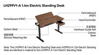 Bureau de dessin électrique moderne à hauteur réglable et inclinable - Poste de travail informatique ergonomique à plateau rabattable multifonction pour la calligraphie