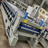 Machine de fabrication de tôles de toiture équipée d'un système de contrôle PLC et d'un dispositif de découpe hydraulique pour bobines d'acier coloré PPGI, GI