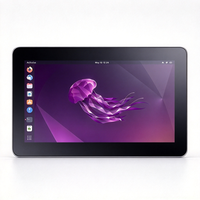 PC Panel Industri 13,3 Inci IP65 Tangguh Win10/11 Linux Tablet Layar Sentuh Komputer AIO Terintegrasi 8GB DDR4 Casing Logam