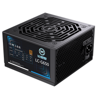 Fuente de Alimentación para Computadora de Juegos LOVINGCOOL ATX, 500w/550w/600w/650w/700w/750w/800w/850w, Fuente de Alimentación ATX Personalizada con Ventilador de Refrigeración Negro