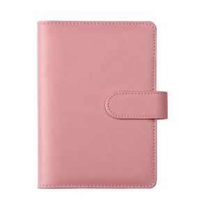 Classeur en cuir PU FX A6 avec enveloppes zippées, style magnétique, reliure à feuilles mobiles, option de couture - Product Image 2