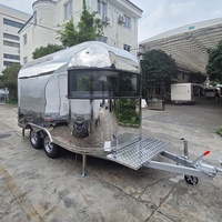 Nouveau design de kiosque à café mobile, camion de restauration rapide, remorques alimentaires d'occasion à vendre par le propriétaire