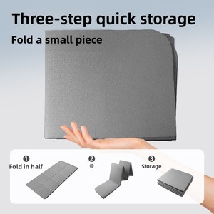 Tapete de <span class=keywords><strong>Yoga</strong></span> de Viaje TPE de 6 mm, Ligero y Plegable con Correa de Transporte para <span class=keywords><strong>Yoga</strong></span> en Movimiento - Product Image 3