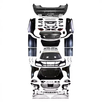 Kedatangan Baru untuk Mercedes S-class 2005-2013 W221 Upgrade ke W223 M Style BodyKit Modifikasi 1:1 Bumper Lampu Depan Penutup Pintu