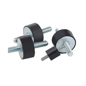 Amortiguador de goma de <span class=keywords><strong>Metal</strong></span> personalizado tipo VV, piezas de goma envueltas en <span class=keywords><strong>Metal</strong></span> con servicio de procesamiento de corte - Product Image 2