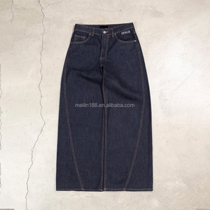 Clothing Factory Custom Jeans Suit Casual Street Fashion Wear Button up Denim Jackets and Jeans Pants Set Blue Jeans Set for Men - Product Image 5