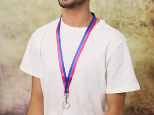 Cordão de segurança quebrável personalizado, <span class=keywords><strong>bling</strong></span>, segurança, cordão, fecho de cordão, chaveiro, 4 + 4 subolmação para promoção sem… - Product Image 5