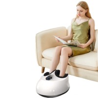 Masseur de pieds à compression d'air avec chaleur, vibrations et rouleaux de pétrissage