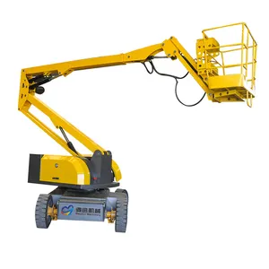 Sleepbare Antenne Gelede Boom Lift Te Koop Gelede Boom Lift Vrachtwagen Sleepbaar Man Boom Lift Te Koop