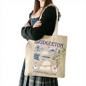 Bolsa de Lona con Diseño de Dibujos Animados y Logotipo Personalizado, con Cremallera y Correa Ajustable para el Hombro/Bandolera, para Estudiantes Universitarios, Estilo Moderno para el Viaje Diario - Product Image 3