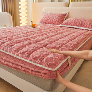 <span class=keywords><strong>Drap</strong></span>-Housse <span class=keywords><strong>en</strong></span> Polaire 100 % avec Conception Fonctionnelle, Enveloppant Entièrement à 360 Degrés, Protection de Matelas Confortable - Product Image 6