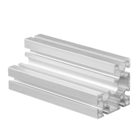 Profilé d'angle en aluminium en forme de L 8080, grande taille, alliage d'aluminium industriel à angle droit, pièce renforcée pour base de machine