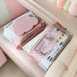Super Baby <b>Wipes</b>, Portable <b>Wipes</b> for Baby's <b>Hands</b> and Mouth (80pcs) - In Stock, Available Now - Product Image 1