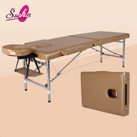 Sunkin Barre de massage pliable portable en acier inoxydable de haute qualité pour salon et spa
